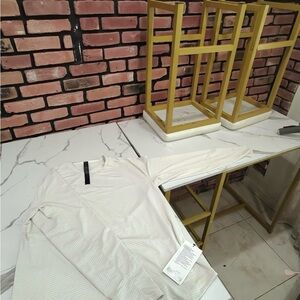 lululemon athletica White Long Sleeve Tee